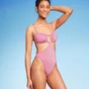 Women's S Cut Out One Piece Swimsuit